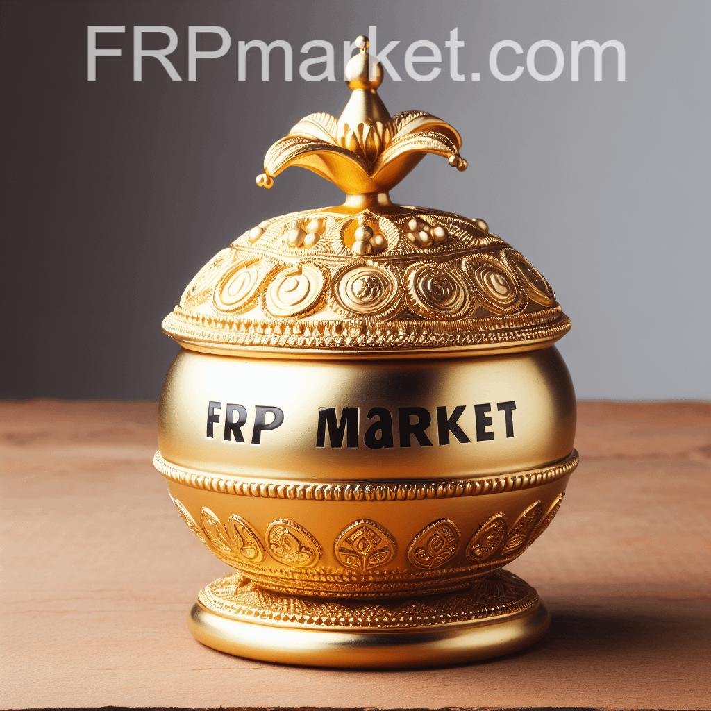 Golden Round FRP Kalash